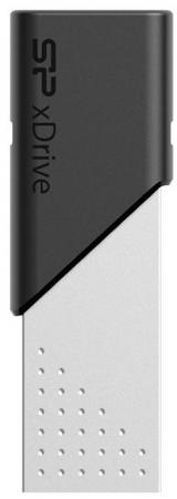 

USB флешка Silicon Power xDrive Z50 64Gb Silver-black (SP064GBLU3Z50V1S) USB 3.1/Lightning