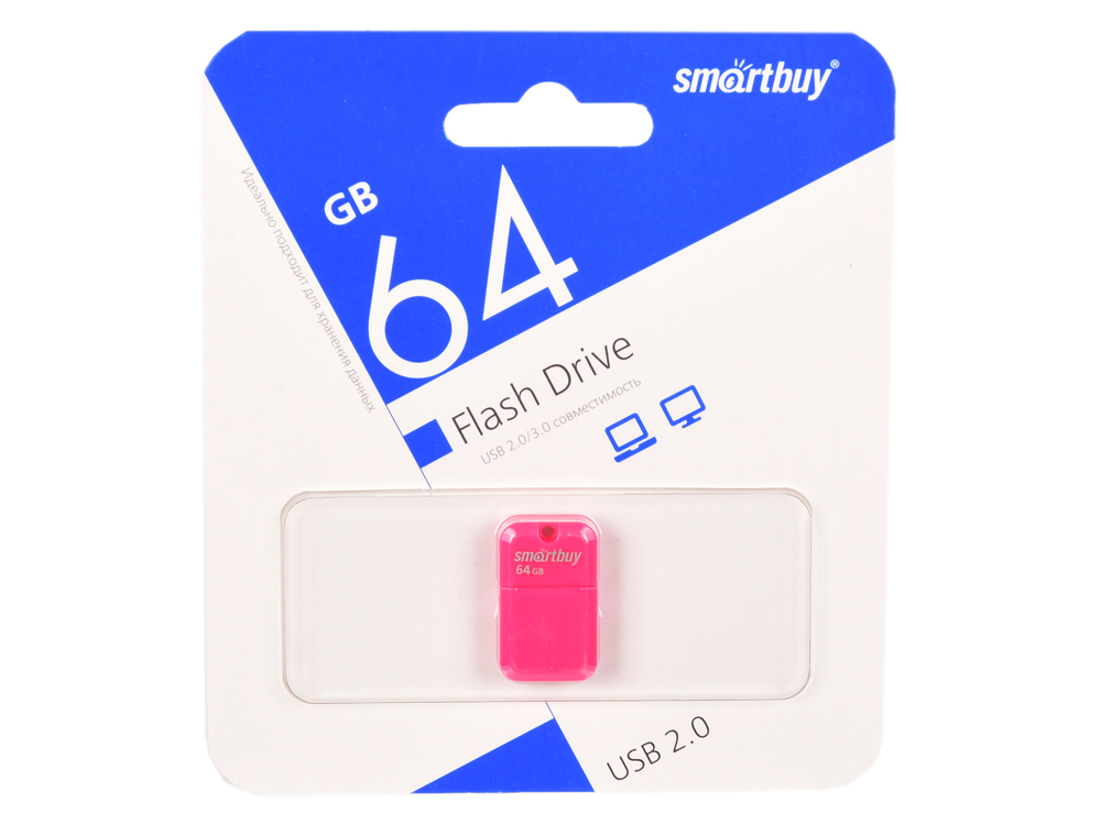 

USB флешка SmartBuy ART 64Gb Pink (SB64GBAP) USB 2.0