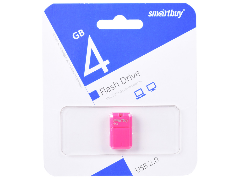 

USB флешка SmartBuy ART 4Gb Pink (SB4GBAP) USB 2.0