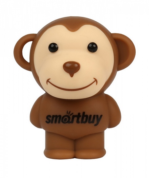 

USB флешка Smartbuy Обезьянка 16Gb Brown (SB16GBMonkey) USB 2.0 / 15 Мб/с / 5 Мб/с