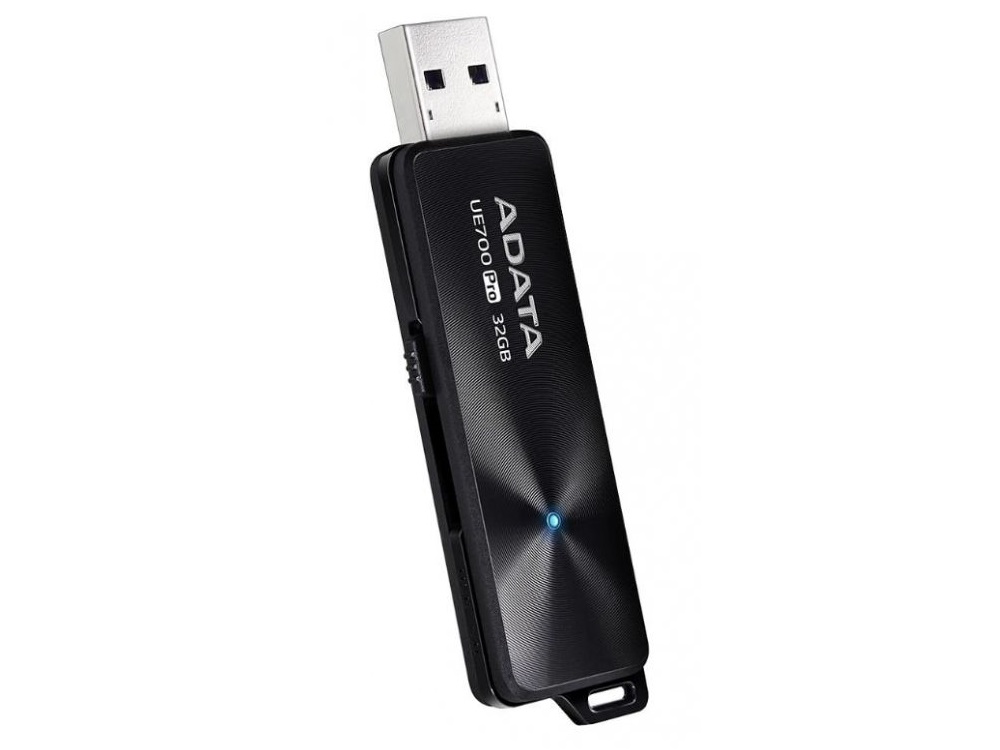 

USB флешка ADATA UE700 Pro 32Gb Black (AUE700PRO-32G-CBK) USB 3.1 / 360 Мб/с / 180 Мб/с