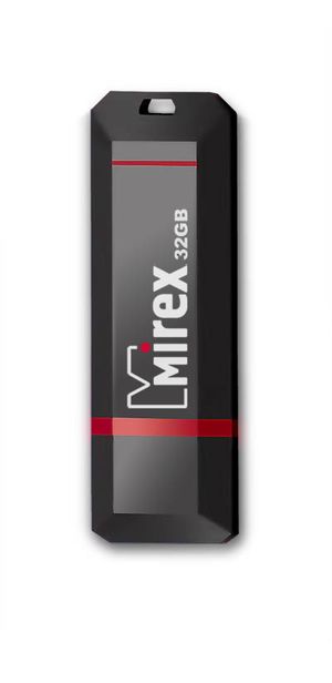 

USB флешка Mirex Knight 32Gb Black (13600-FMUKNT32) USB 2.0 / 20 Мб/с / 9 Мб/с