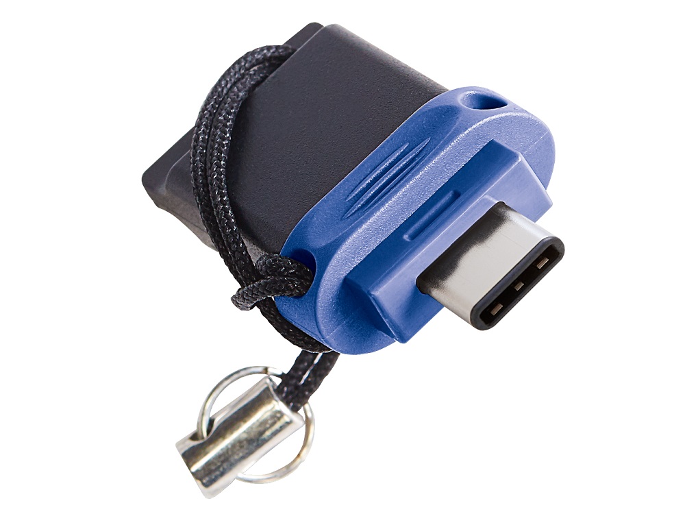 

USB флешка Verbatim Dual Drive 64Gb Blue-black (49967) USB 3.0/Type-C