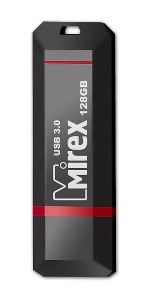 

USB флешка Mirex Knight 128Gb Black (13600-FM3BK128) USB 3.0 / 120 Мб/с / 40 Мб/с