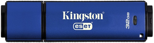 

USB флешка Kingston DataTraveler Vault Privacy 32Gb Blue (DTVP30AV/32GB) USB 3.0 / 250 Мб/с / 40 Мб/с