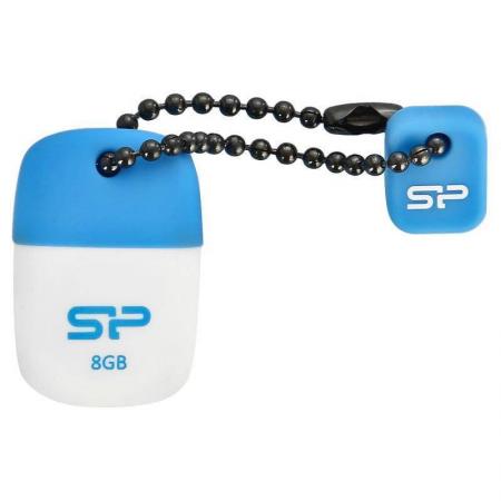 

Флеш накопитель 8GB Silicon Power Touch T07, USB 2.0, Голубой SP008GBUF2T07V1B