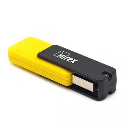 

USB флешка Mirex City 8Gb Black-yellow (13600-FMUCYL08) USB 2.0 / 18 Мб/с / 8 Мб/с