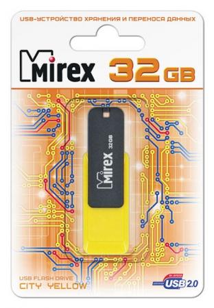 

USB флешка Mirex City 32Gb Black-yellow (13600-FMUCYL32) USB 2.0