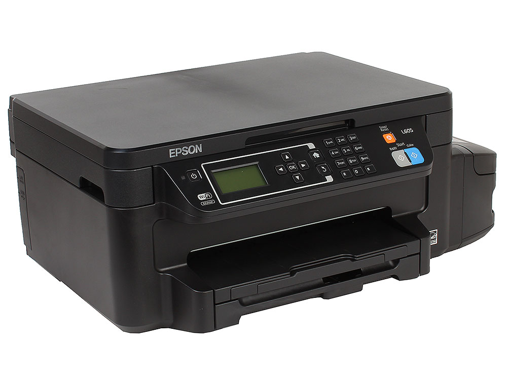 

МФУ EPSON L605 A4, 33/20 стр/мин, 150 листов , USB, Ethernet, WiFi