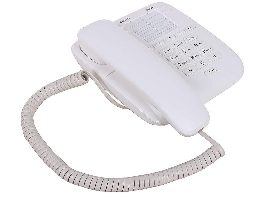 Телефон Gigaset DA310 White (проводной)