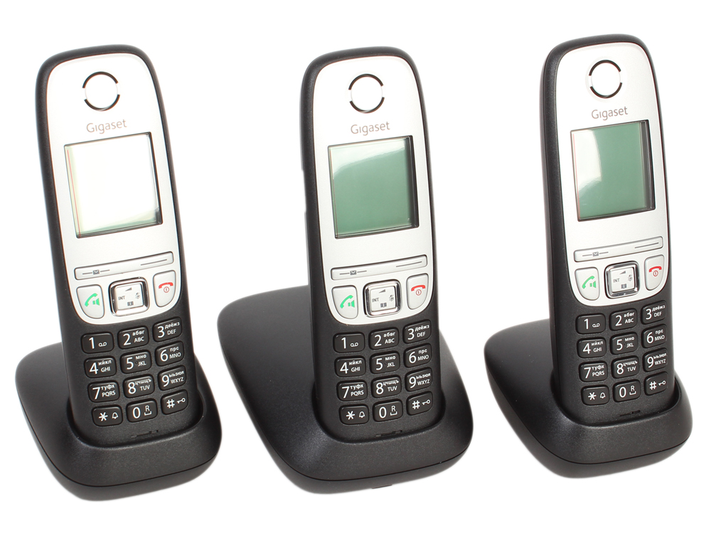

Телефон Gigaset А415 TRIO (DECT, три трубки)