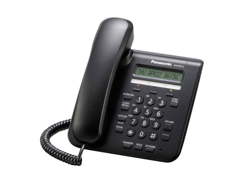 

Телефон IP Panasonic KX-NT511PRUB черный