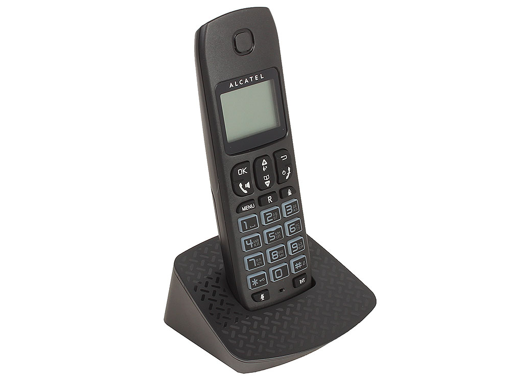 

Телефон DECT Alcatel E192 RU Black АОН, Caller ID 10, 10 мелодий, Спикерфон