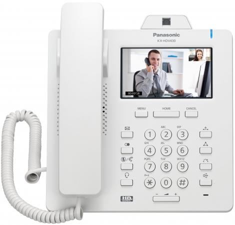 

Телефон IP Panasonic KX-HDV430RU белый