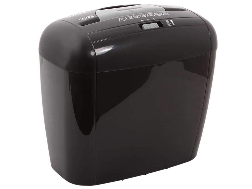 

Шредер Fellowes PowerShred P-35C, авт., 3.9x40мм, 5лcт.,12лтр. Уничтожает: скобы, пл.карты. Цвет: графит