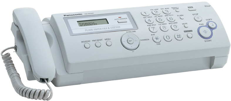 

Факс Panasonic KX-FP207RU термоперенос белый