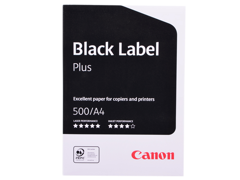 

Бумага Canon Office Black label Plus 210х297 мм (А4)