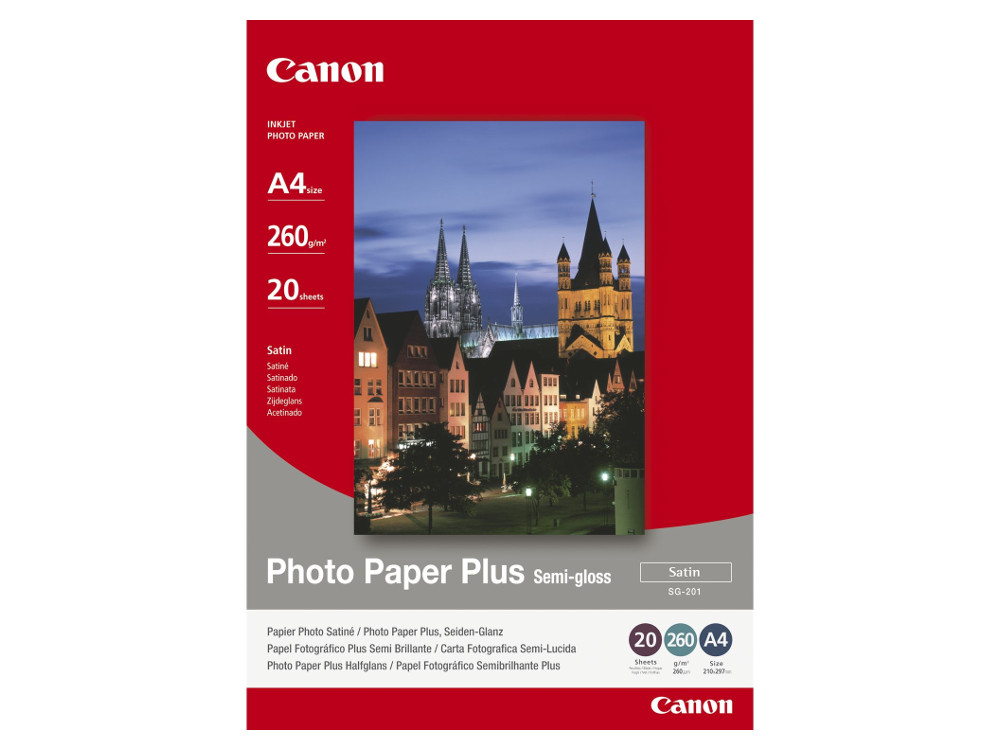 

Фото бумага Canon SG-201 A4 260 г\м2 20 листов