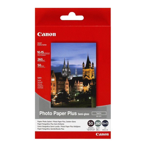 

Фото бумага Canon SG-201 4"x6" 260 г\м2 50 листов