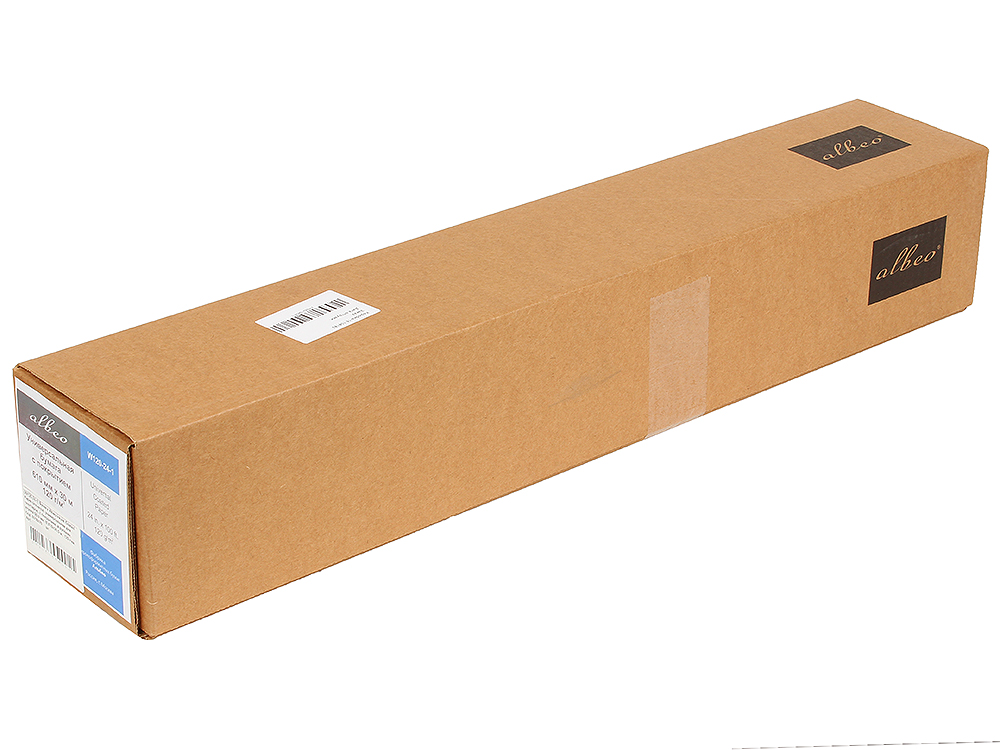 

(W120-24-1) Бумага Albeo InkJet Coated Paper-Universal, универсальная для плоттеров, с покрытием, в рулонах, втулка 50,8 мм, (0,610х30,5 м., 120 г/кв.