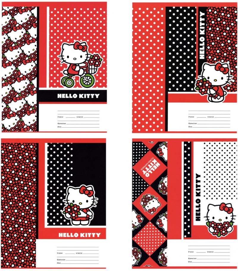 

Тетрадь школьная Action! Hello Kitty 24 листа линейка скрепка HKO-AN-2401/1 в ассортименте HKO-AN-24