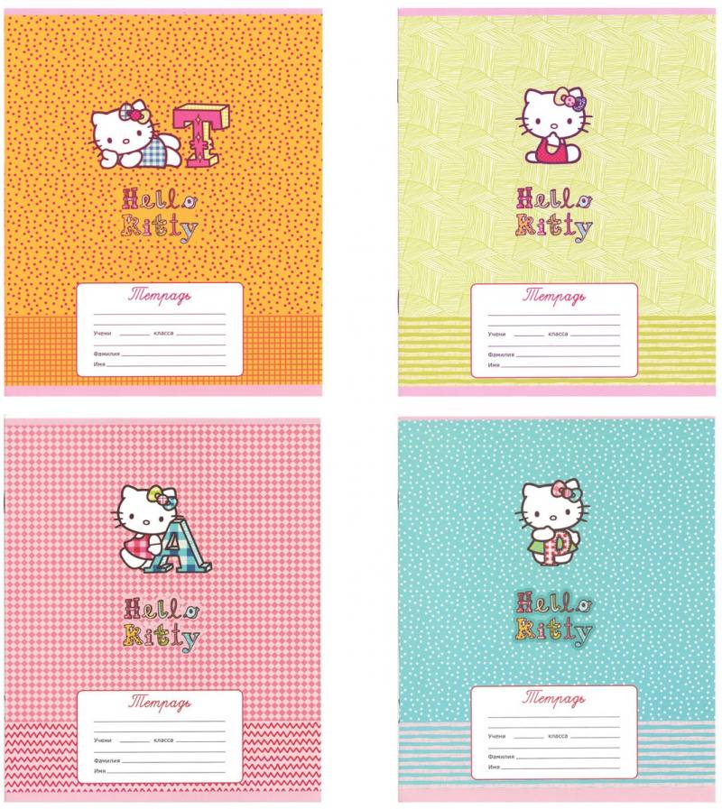

Тетрадь школьная Action! Hello Kitty 12 листов клетка скрепка HKO-AN-1201/5-2 в ассортименте HKO-AN-
