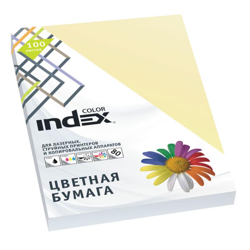 

Цветная бумага Index Color A4 100 листов IC55/100