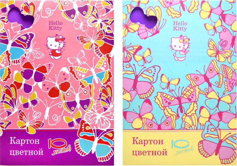 

Набор цветного картона Action! HELLO KITTY A4 10 листов HKO-ACC-10/10 в ассортименте