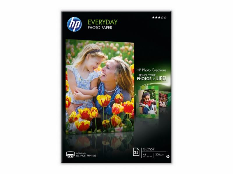 

Фотобумага HP A4 200 г/кв.м 25л глянцевая Q5451A