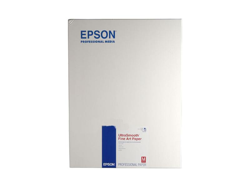 

Фотобумага Epson Ultra Smooth Fine Art Paper А2 325г/м2 матовая 25л C13S042105