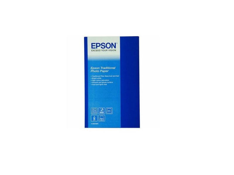 

Фотобумага Epson Traditional Photo Paper 24" 330г/м2 25 листов C13S045053