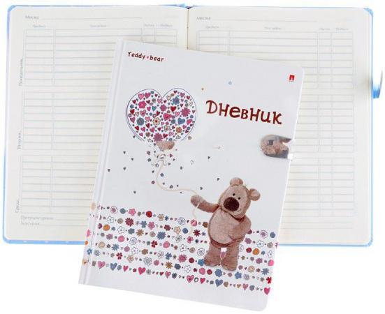 

Дневник для старших классов Альт МИШКА ТЕДДИ с магнитным хлястиком, иридиум