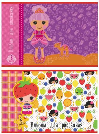 

Альбом для рисования Action! LALALOOPSY,вд-лак, 8 л., 2 дизайна LL-AA-8