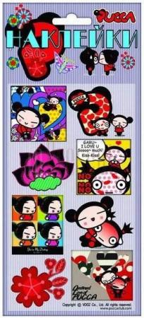 

Наклейки объемные Action!Pucca17,5*9см, 8 дизайнов