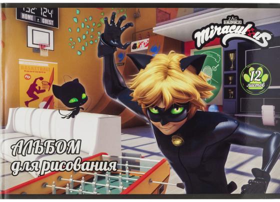 

Альбом для рисования ACTION! LADYBUG, 12 л., уф-лак, 2 дизайна