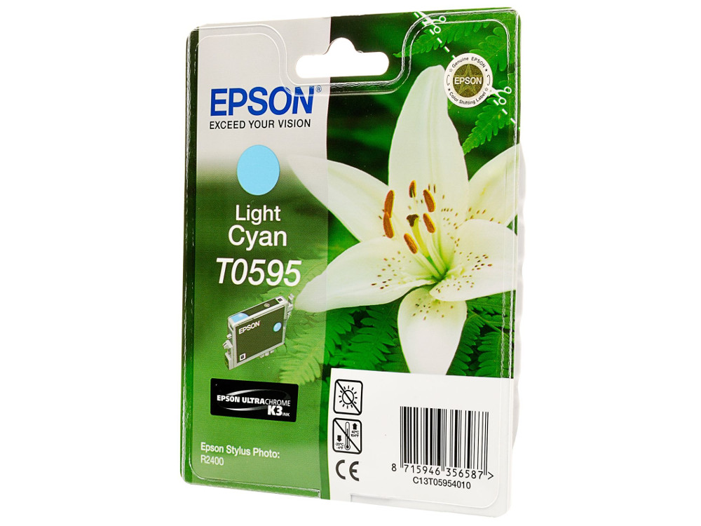 

Картридж Epson Original T059540 голубой (cyan) 440 стр для Epson Stylus Photo R2400