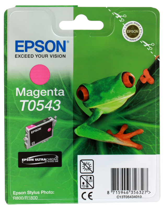 

Картридж Epson Original T054340 (Photo R800) пурпурный