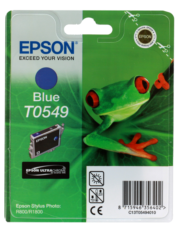 

Картридж Epson Original T054940 (Photo R800) синий