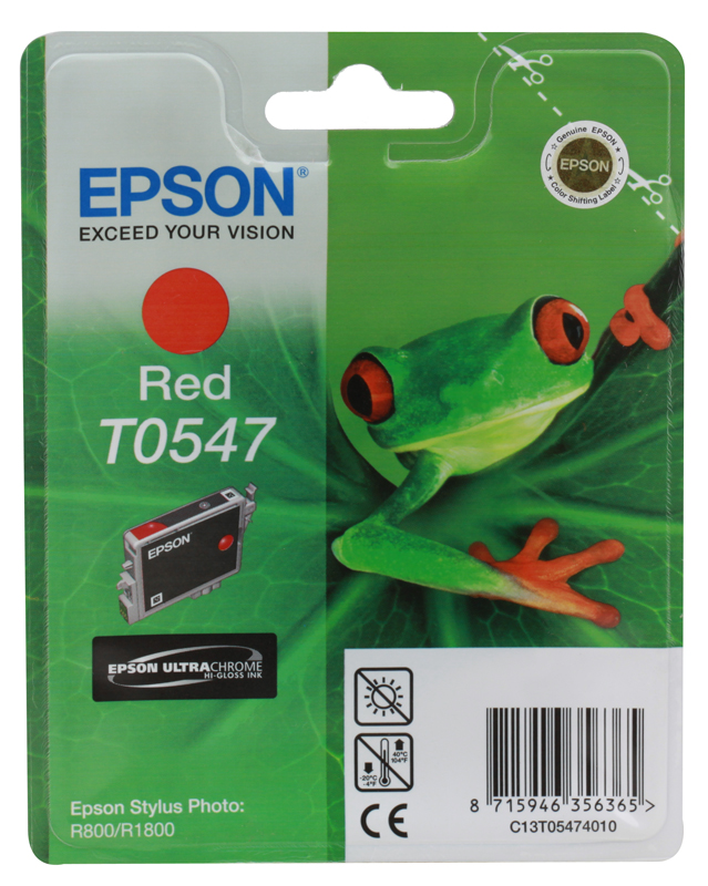 

Картридж Epson Original T054740 (Photo R800) красный