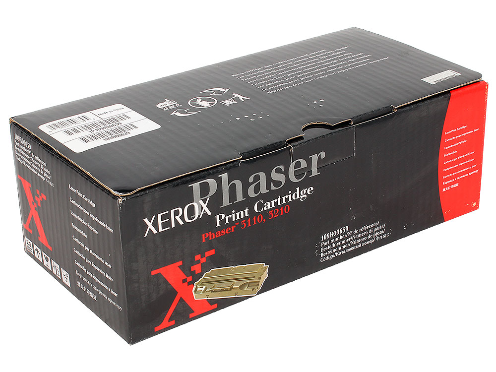 Картридж Xerox 109R00639 черный (black) 3000 стр для Xerox Phaser 3110/3210