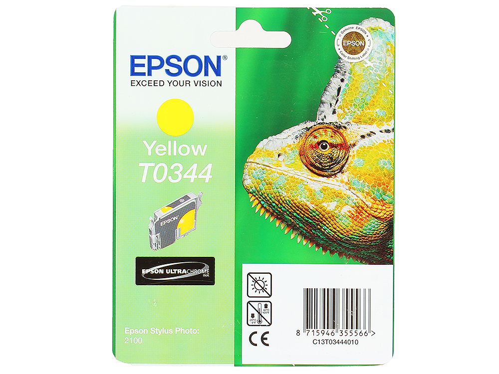 

Картридж Epson Original Т034440 (yellow) /для Stylus Photo 2100/