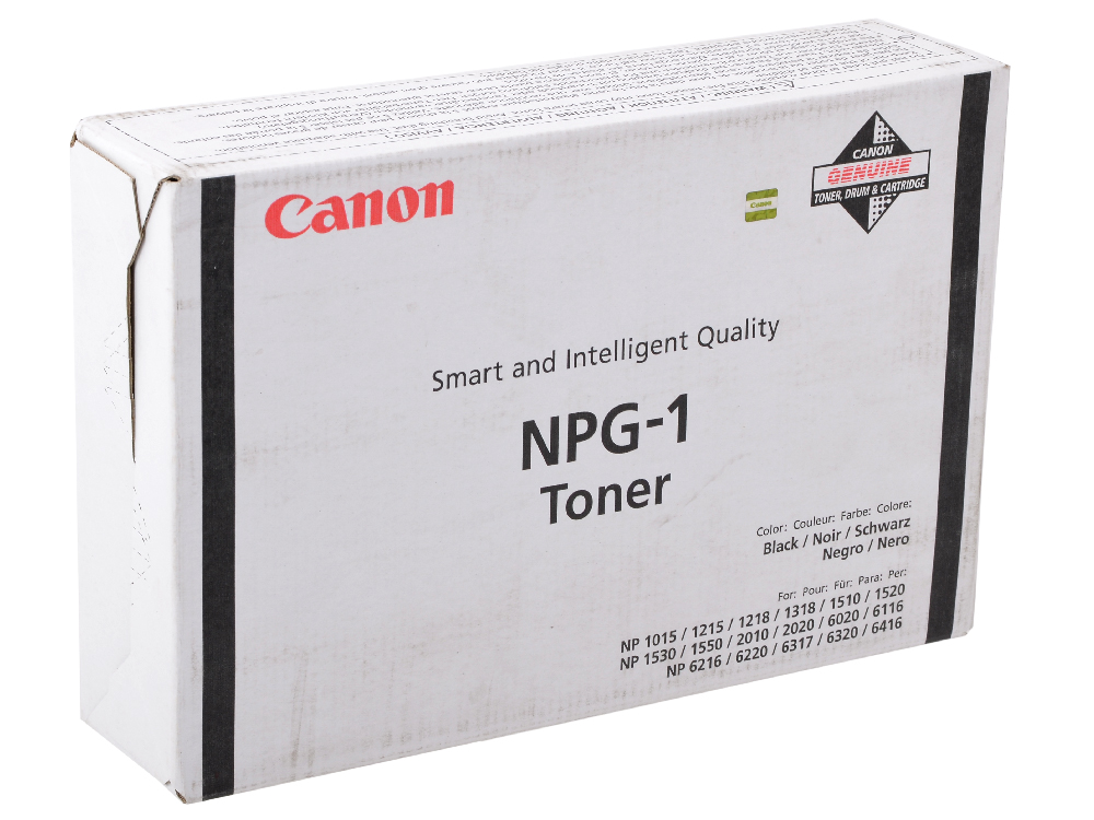 

Тонер-картридж Canon NPG-1 для NP1215/6216/6416. (4 тубы). Чёрный. 4*4000 страниц.