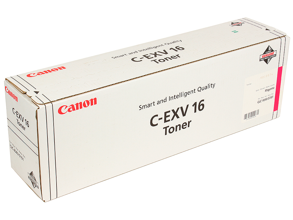 

Тонер-картридж Canon C-EXV16M для CLC4040, CLC5151. Пурпурный. 36000 страниц.