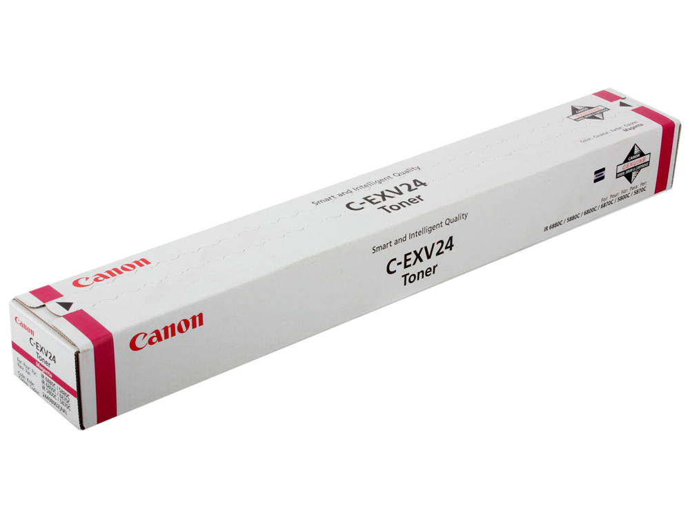 

Тонер-картридж Canon C-EXV24M для МФУ IR5800C/5800CN/5870C/5870CI/5880C/5880CI/6800C/6800CN/6870C/6870CI/6880C/6880CI. Пурпурный. 9500 страниц.