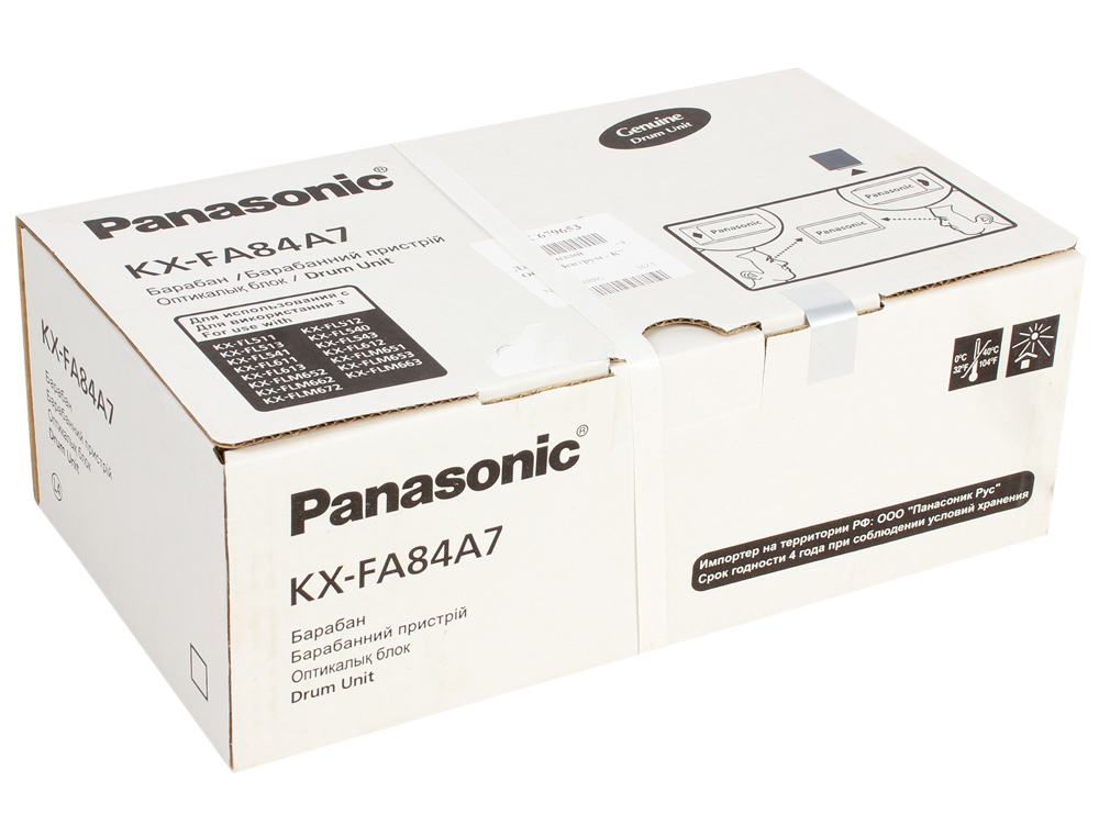 

Фотобарабан Panasonic KX-FA84A7 для KX-FL513/543, KX-FLM653/663