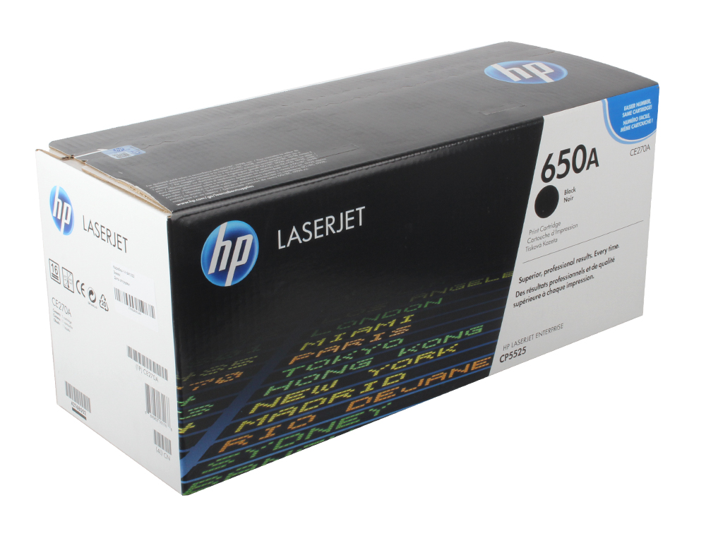 Картридж HP CE270A для Color LaserJet Enterprise CP5525dn. Черный. 13500 страниц.