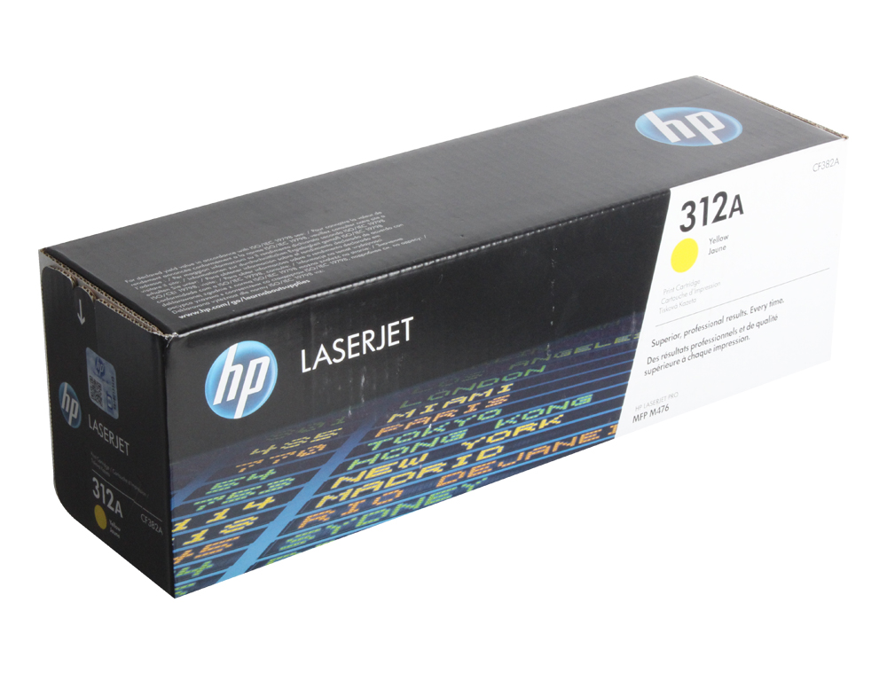 Картридж HP CF382A для Color LaserJet Pro MFP M476 series. Жёлтый. 2700 страниц.
