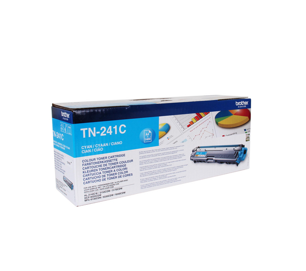Тонер-картридж Brother TN241C голубой, для HL-3140CW/HL-3170CDW/DCP-9020СDW/MFC-9330СDW (1400стр)