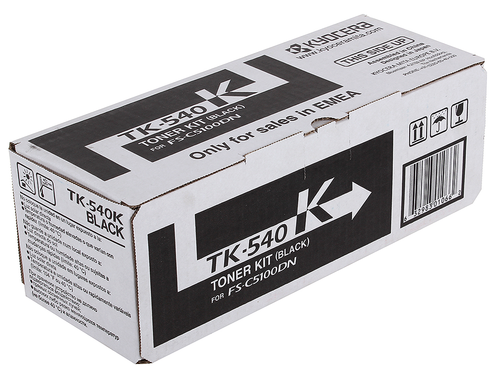 

Тонер Kyocera TK-540Bk для FS-C5100DN. Чёрный. 5000 страниц.