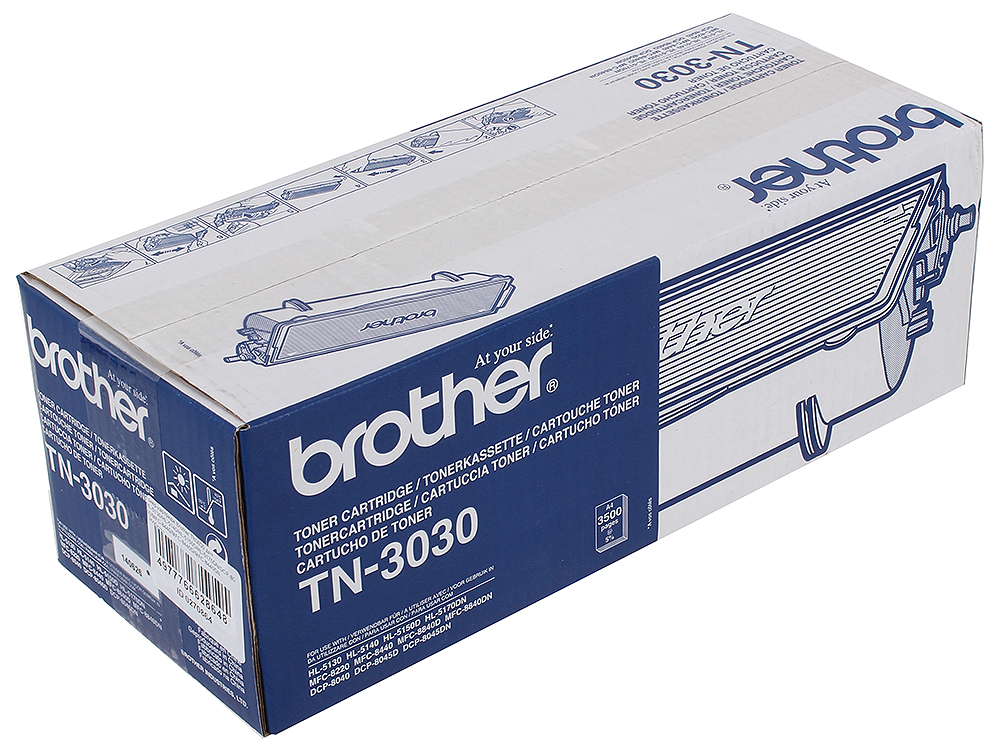 Тонер-картридж Brother TN3030 для HL-5130/HL-5140/HL-5150D/HL-5170DN/DCP-8040/MFC-8440/MFC-8440D/MFC-8440DN (3500стр) Тонер-картридж Brother TN3030 для HL-5130/HL-5140/HL-5150D/HL-5170DN/DCP-8040/MFC-8440/MFC-8440D/MFC-8440DN (3500стр)